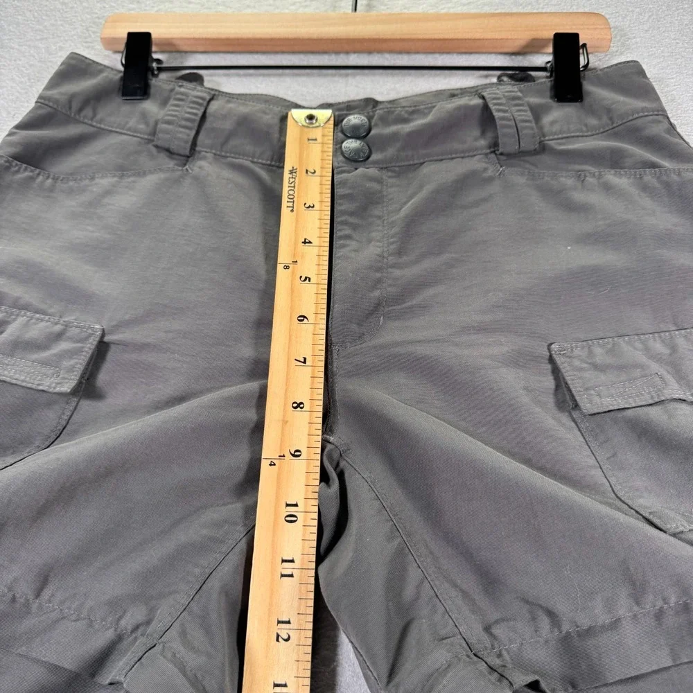 The North Face Paramount Convertible Cargo Pants Womens 10 Regular Gray‎ Nylon
